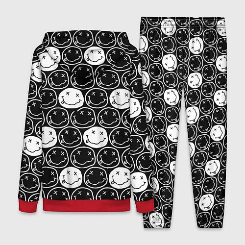 Женский костюм Doom x nirvana pattern / 3D-Красный – фото 2