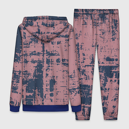 Женский костюм Текстура с потертостями сине-розовая / 3D-Синий – фото 2