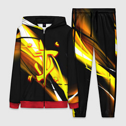 Женский 3D-костюм Doom геометрия из полос, цвет: 3D-красный