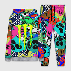 Женский 3D-костюм Monster energy стикеры, цвет: 3D-меланж