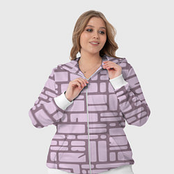 Женский 3D-костюм Кирпичная кладка, цвет: 3D-белый — фото 2