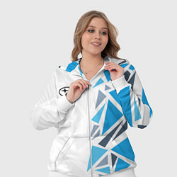 Женский 3D-костюм Субару - фрагменты, цвет: 3D-белый — фото 2