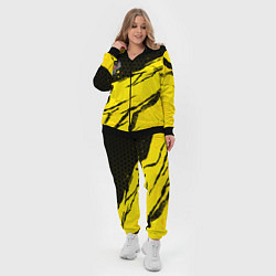 Женский 3D-костюм Российская империя - Желтые потертости, цвет: 3D-черный — фото 2