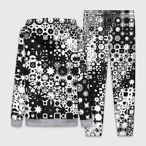 Женский костюм Черно-белая метаморфоза / 3D-Меланж – фото 2