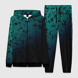 Женский 3D-костюм Абстрактный пятнистый с затемнением, цвет: 3D-черный