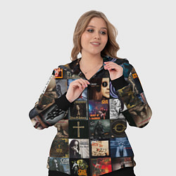 Женский 3D-костюм Ozzy Osbourne - обложки альбомов и песен, цвет: 3D-черный — фото 2