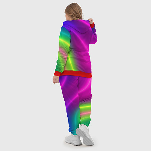 Женский костюм Плавный градиент / 3D-Красный – фото 5