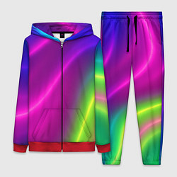 Женский 3D-костюм Плавный градиент, цвет: 3D-красный