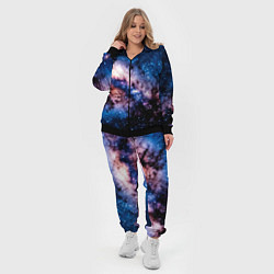 Женский 3D-костюм Фантастический космос звёзды и туманности, цвет: 3D-черный — фото 2