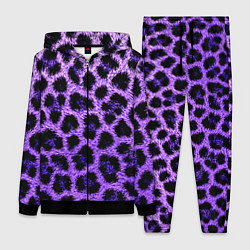Женский костюм Леопардовый фиолетовый