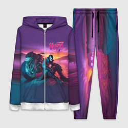 Женский 3D-костюм Venom near his motorcycle - ai art fantasy, цвет: 3D-белый