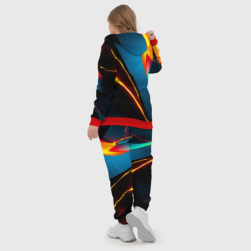 Женский костюм Multicoloured neon / 3D-Красный – фото 5