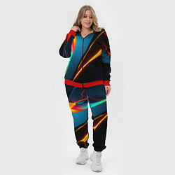 Женский 3D-костюм Multicoloured neon, цвет: 3D-красный — фото 2