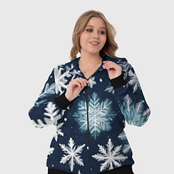 Женский 3D-костюм Снежное небо, цвет: 3D-черный — фото 2