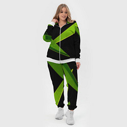 Женский 3D-костюм Geometric neon, цвет: 3D-белый — фото 2
