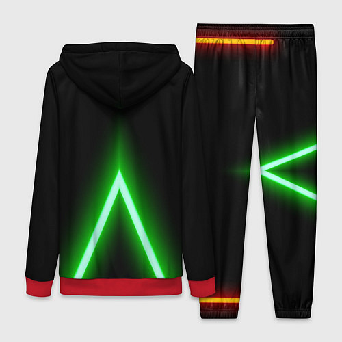 Женский костюм Color neon green / 3D-Красный – фото 2