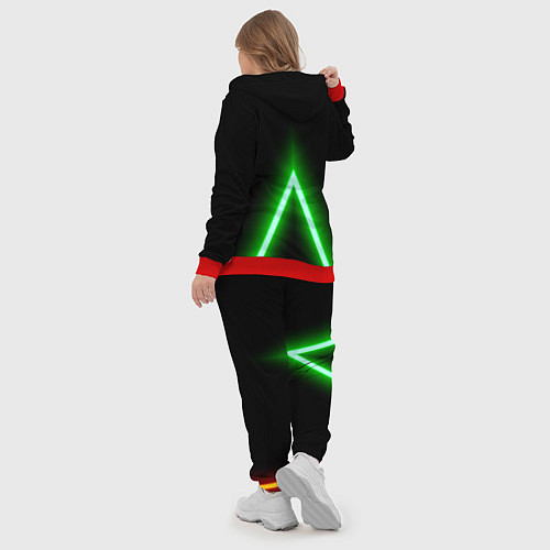 Женский костюм Color neon green / 3D-Красный – фото 5
