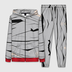 Женский 3D-костюм Мумия бинты, цвет: 3D-красный