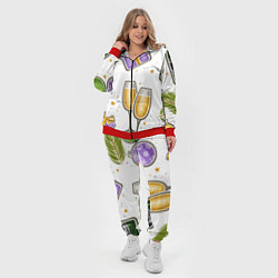 Женский 3D-костюм Новогодний вайб, цвет: 3D-красный — фото 2