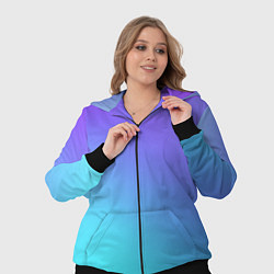 Женский 3D-костюм Color multi-colored gradient, цвет: 3D-черный — фото 2