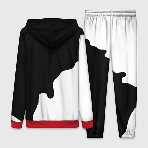 Женский костюм Ливерпуль краски разводы / 3D-Красный – фото 2