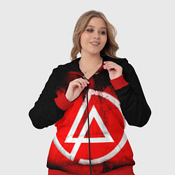 Женский 3D-костюм Linkin Park: Red style, цвет: 3D-красный — фото 2