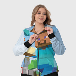 Женский 3D-костюм Minecraft World, цвет: 3D-черный — фото 2