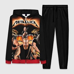 Женский 3D-костюм Metallica Band, цвет: 3D-красный