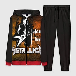 Женский 3D-костюм Metallica: James Hetfield, цвет: 3D-красный