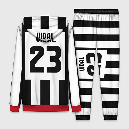 Женский костюм Juventus: Vidal / 3D-Красный – фото 2
