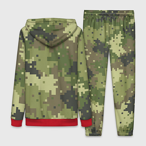 Женский костюм Хаки / 3D-Красный – фото 2