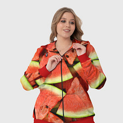 Женский 3D-костюм Дольки арбуза, цвет: 3D-красный — фото 2