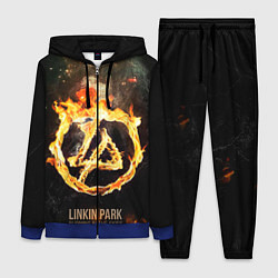 Женский 3D-костюм Linkin Park: Burning the skies, цвет: 3D-синий