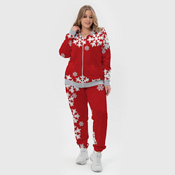 Женский 3D-костюм Снежинки, цвет: 3D-меланж — фото 2
