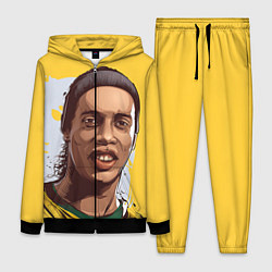 Женский 3D-костюм Ronaldinho Art, цвет: 3D-черный