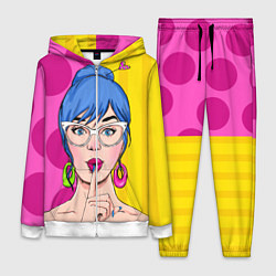 Женский 3D-костюм POP ART, цвет: 3D-белый