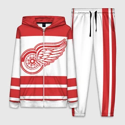 Женский 3D-костюм Detroit Red Wings, цвет: 3D-белый