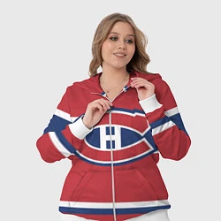 Женский 3D-костюм Montreal Canadiens, цвет: 3D-белый — фото 2