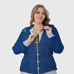 Женский 3D-костюм Китель, цвет: 3D-меланж — фото 2