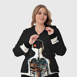 Женский 3D-костюм Three Days Grace: Skeleton, цвет: 3D-черный — фото 2