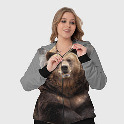 Женский 3D-костюм Русский медведь, цвет: 3D-черный — фото 2