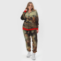 Женский 3D-костюм Русские охотники, цвет: 3D-красный — фото 2