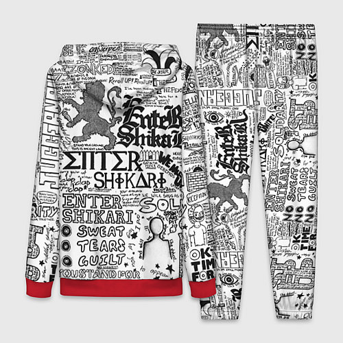 Женский костюм Enter Shikari: Words / 3D-Красный – фото 2