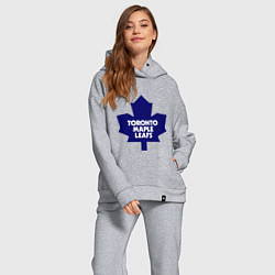 Женский костюм оверсайз Toronto Maple Leafs, цвет: меланж — фото 2