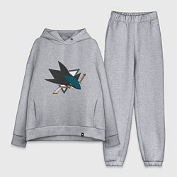 Женский костюм оверсайз San Jose Sharks