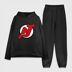 Женский костюм оверсайз New Jersey Devils, цвет: черный