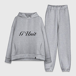 Женский костюм оверсайз G unit, цвет: меланж