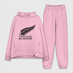 Женский костюм оверсайз New Zeland: All blacks, цвет: светло-розовый