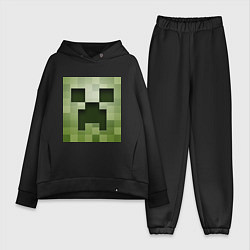 Женский костюм оверсайз Мinecraft creeper