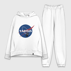 Женский костюм оверсайз Tardis NASA, цвет: белый
